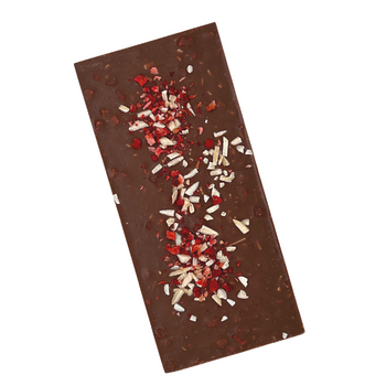 Vollmilch Erdbeere / Mandel 100 g